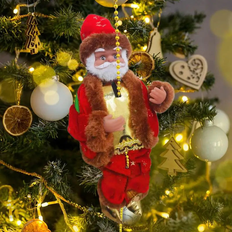 Musical Climbing Santa Christmas Decor