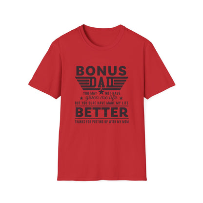 Bonus Dad | Unisex Softstyle T-Shirt