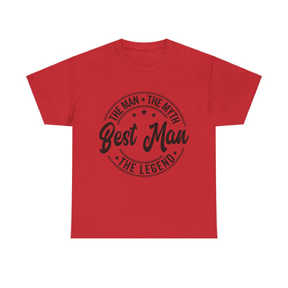 Best Man Tee | Unisex Heavy Cotton Tee
