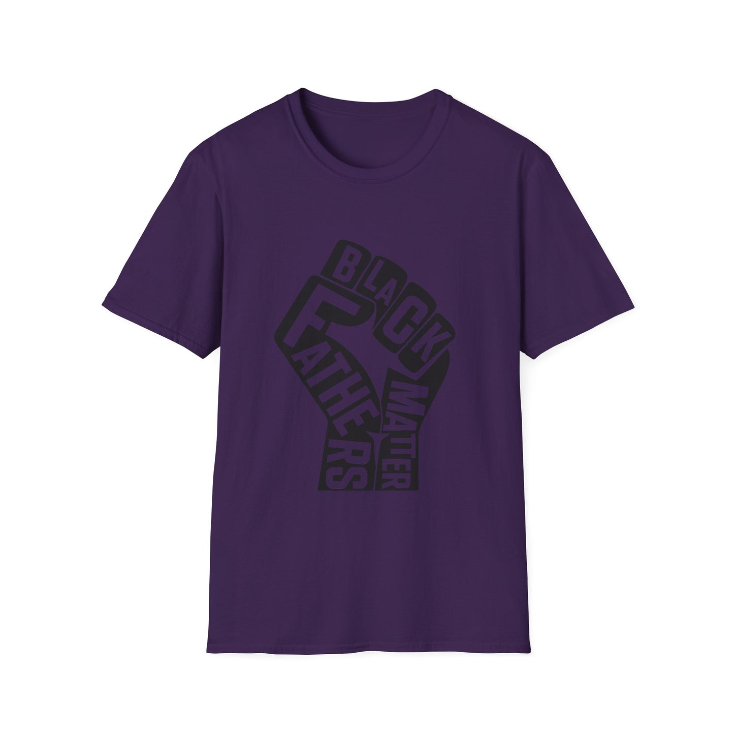 Black Fathers Matter | Unisex Softstyle T-Shirt Black