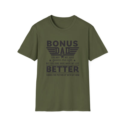 Bonus Dad | Unisex Softstyle T-Shirt
