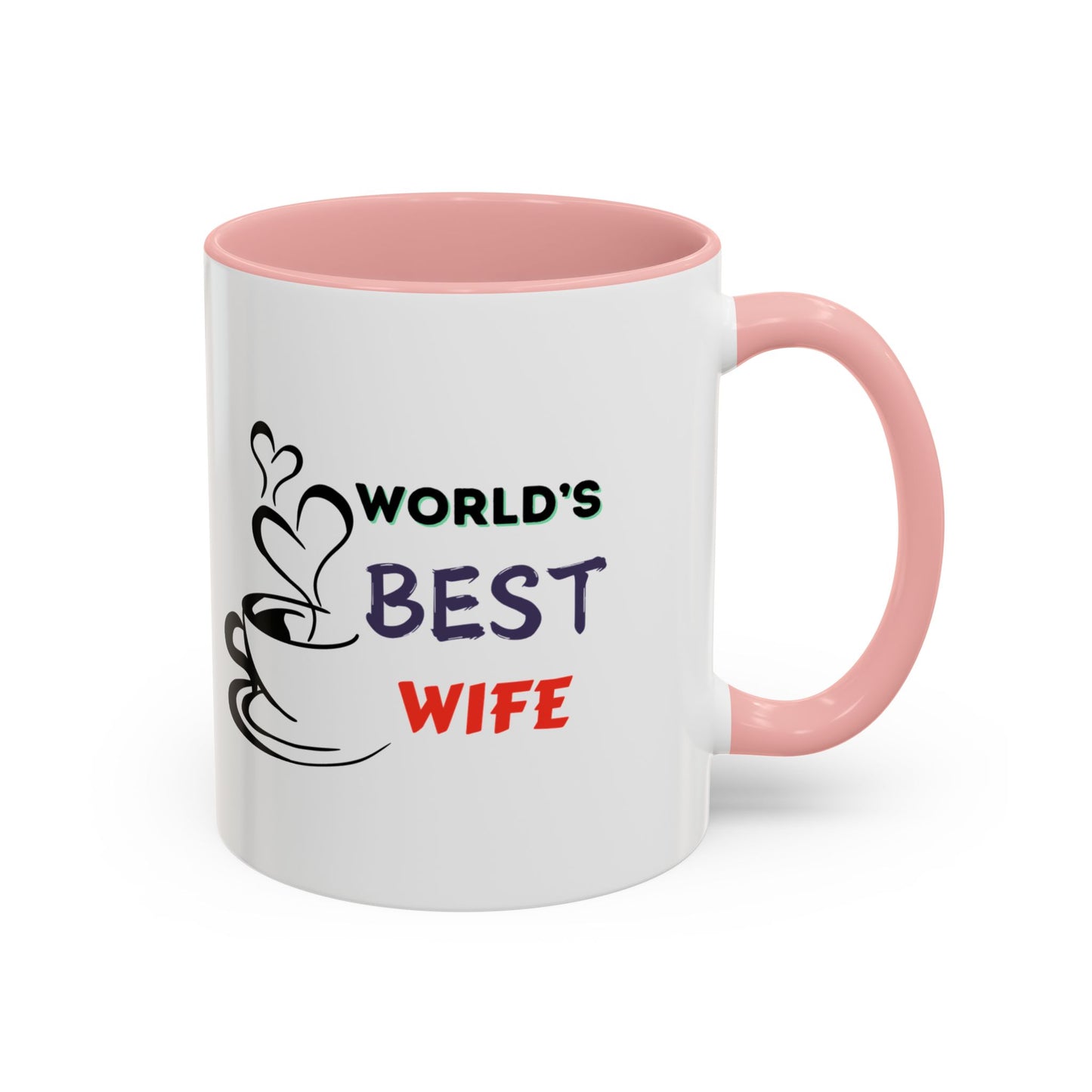 World's Best Wife Accent Coffee Mug (11, 15oz)