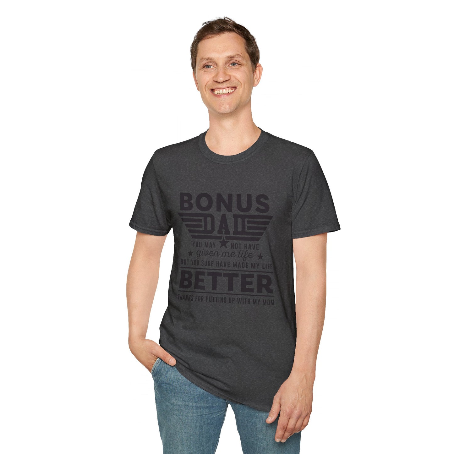 Bonus Dad | Unisex Softstyle T-Shirt