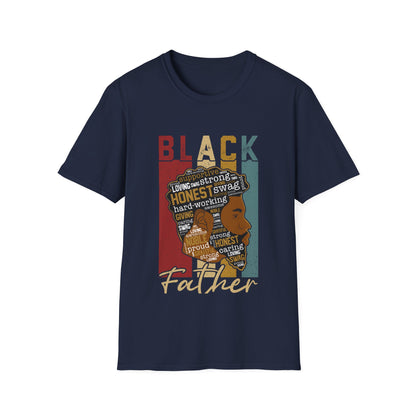 Black Father |Unisex Softstyle T-Shirt