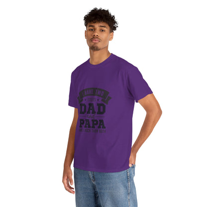 Dad & Papa | Unisex Heavy Cotton Tee