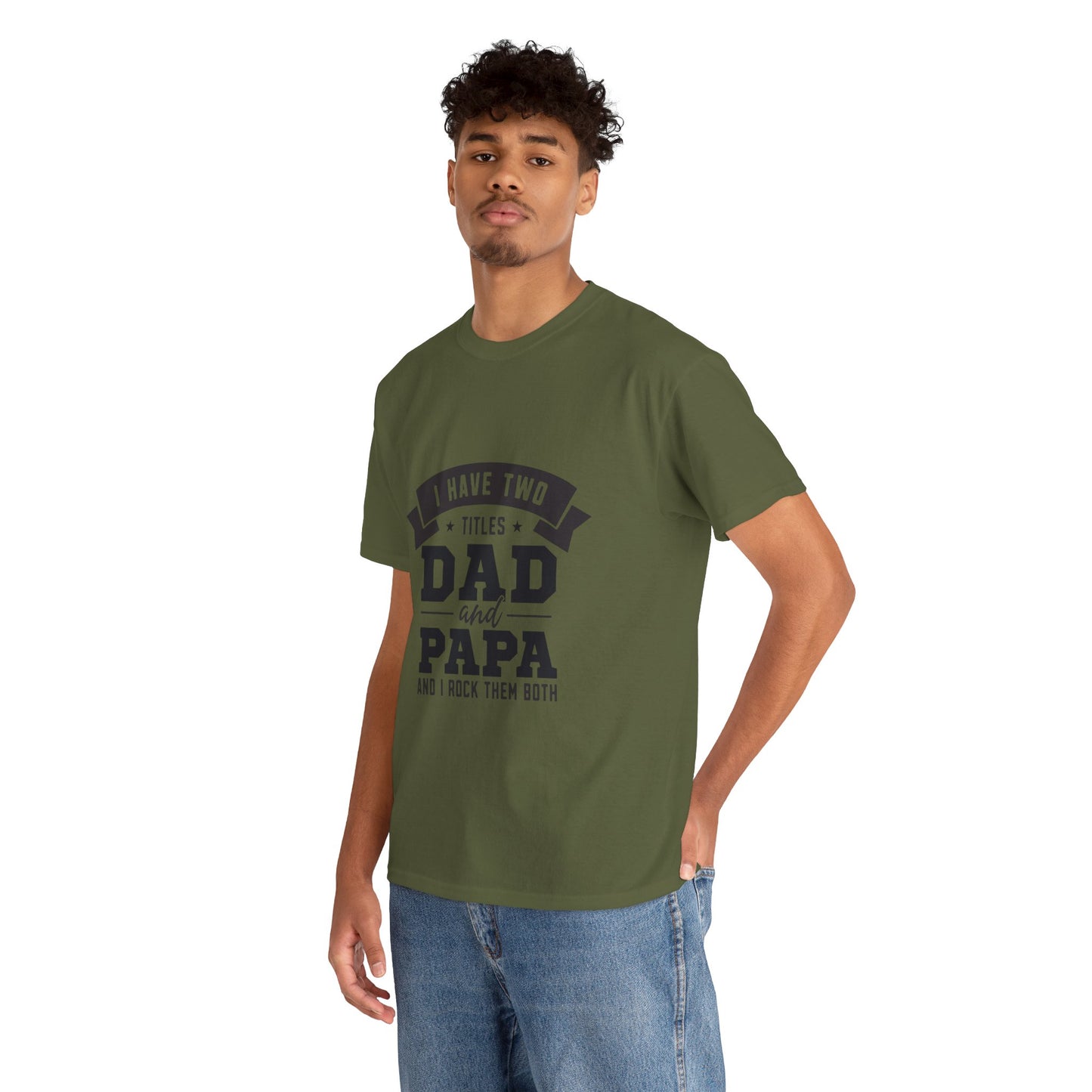 Dad & Papa | Unisex Heavy Cotton Tee