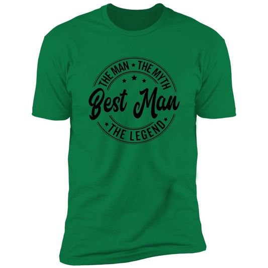 Best Man T-Shirt | Z61x Premium Short Sleeve Tee