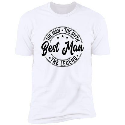Best Man T-Shirt | Z61x Premium Short Sleeve Tee