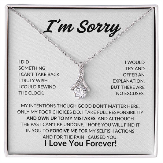 I'm Sorry | Something I Can't Take Back | Alluring Beauty Necklace