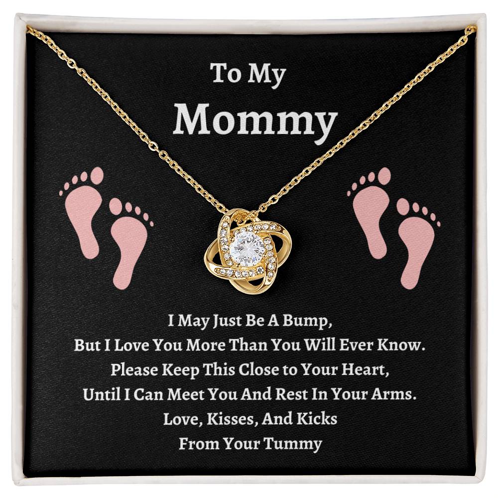 To My Mommy | Please Keep This Close | Love Knot Necklace
