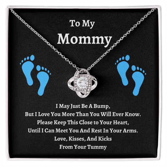 To My Mommy | I Love You | Love Knot Necklace