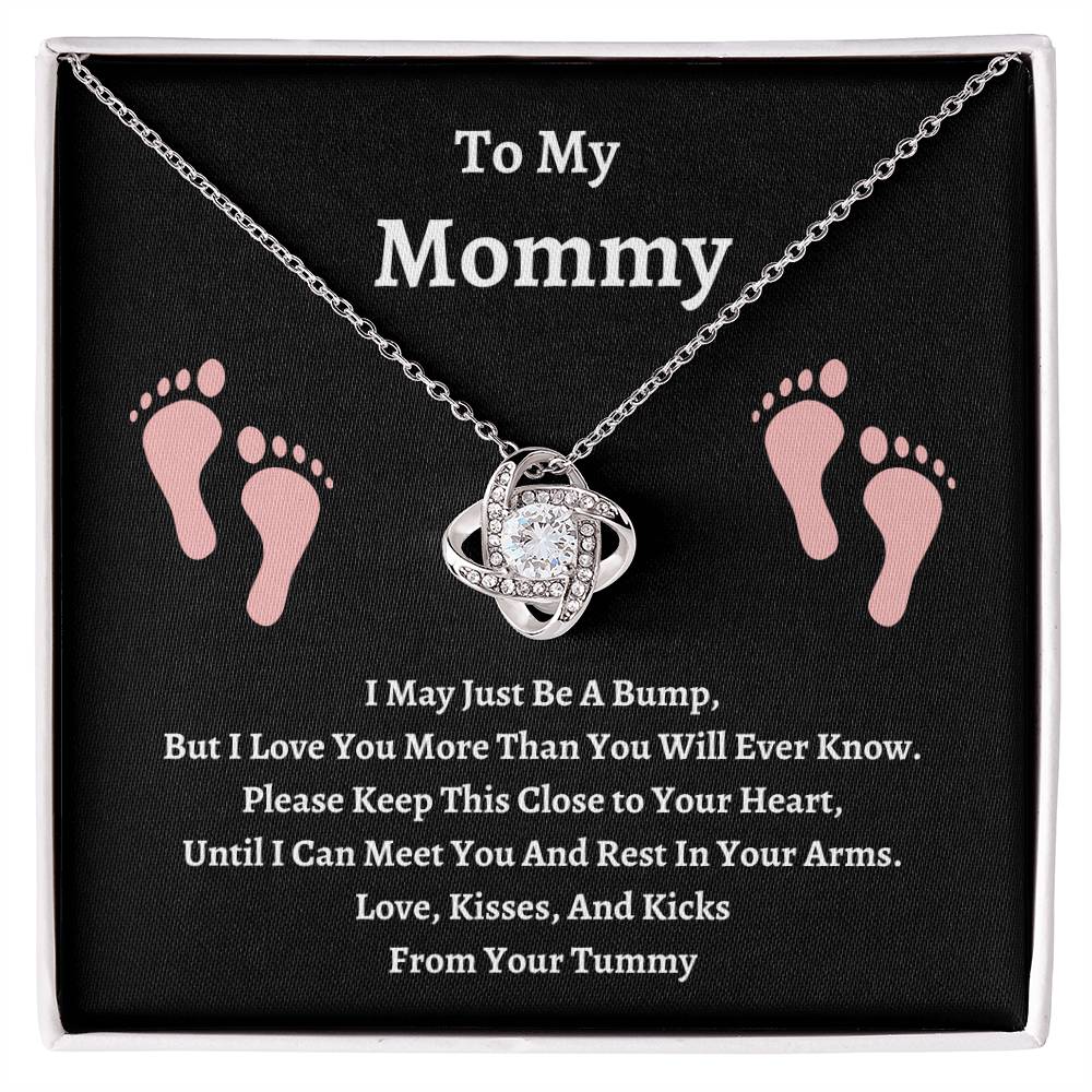 To My Mommy | Please Keep This Close | Love Knot Necklace