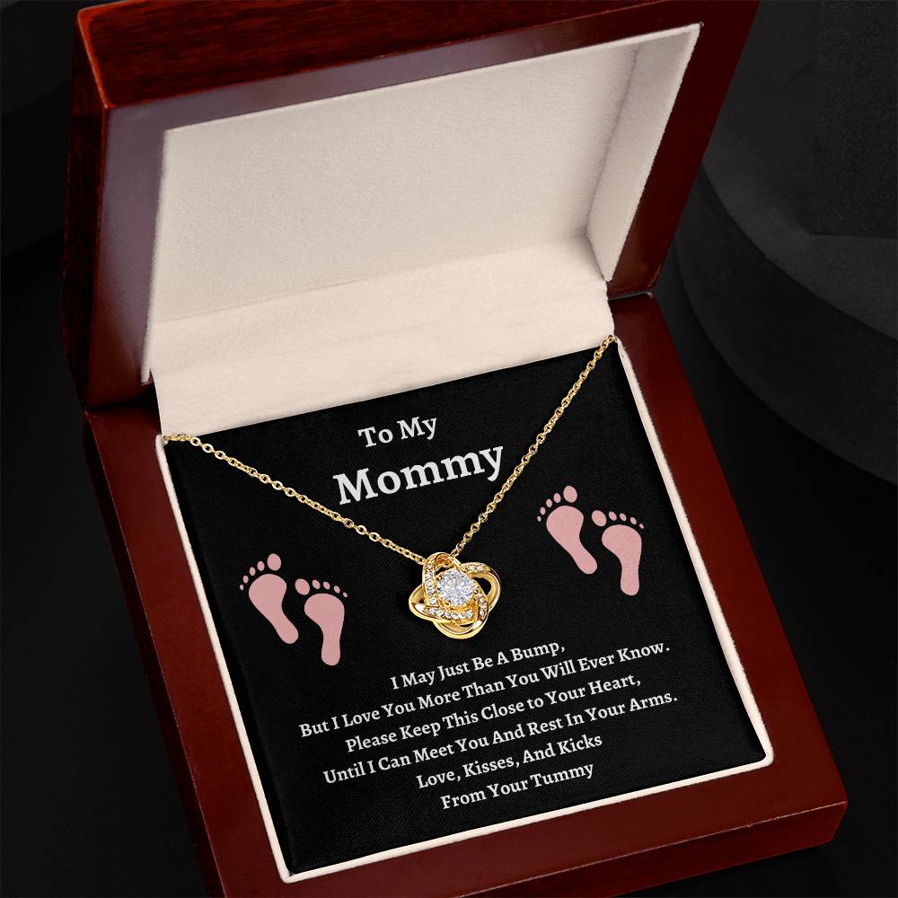 To My Mommy | Please Keep This Close | Love Knot Necklace