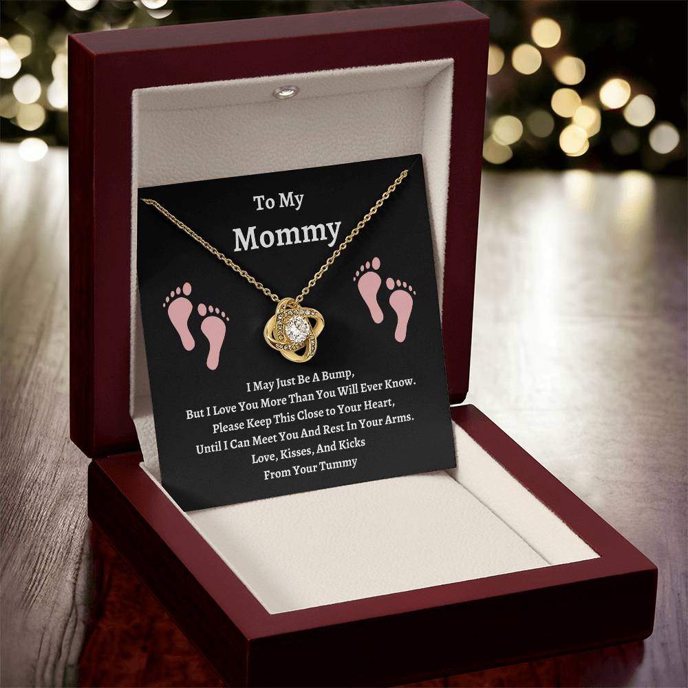 To My Mommy | Please Keep This Close | Love Knot Necklace