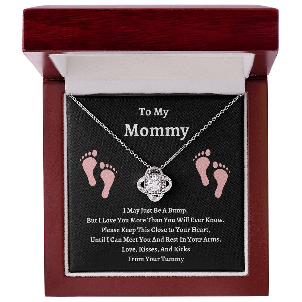 To My Mommy | Please Keep This Close | Love Knot Necklace