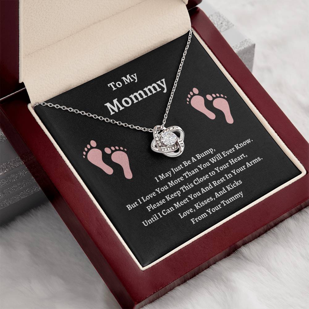To My Mommy | Please Keep This Close | Love Knot Necklace