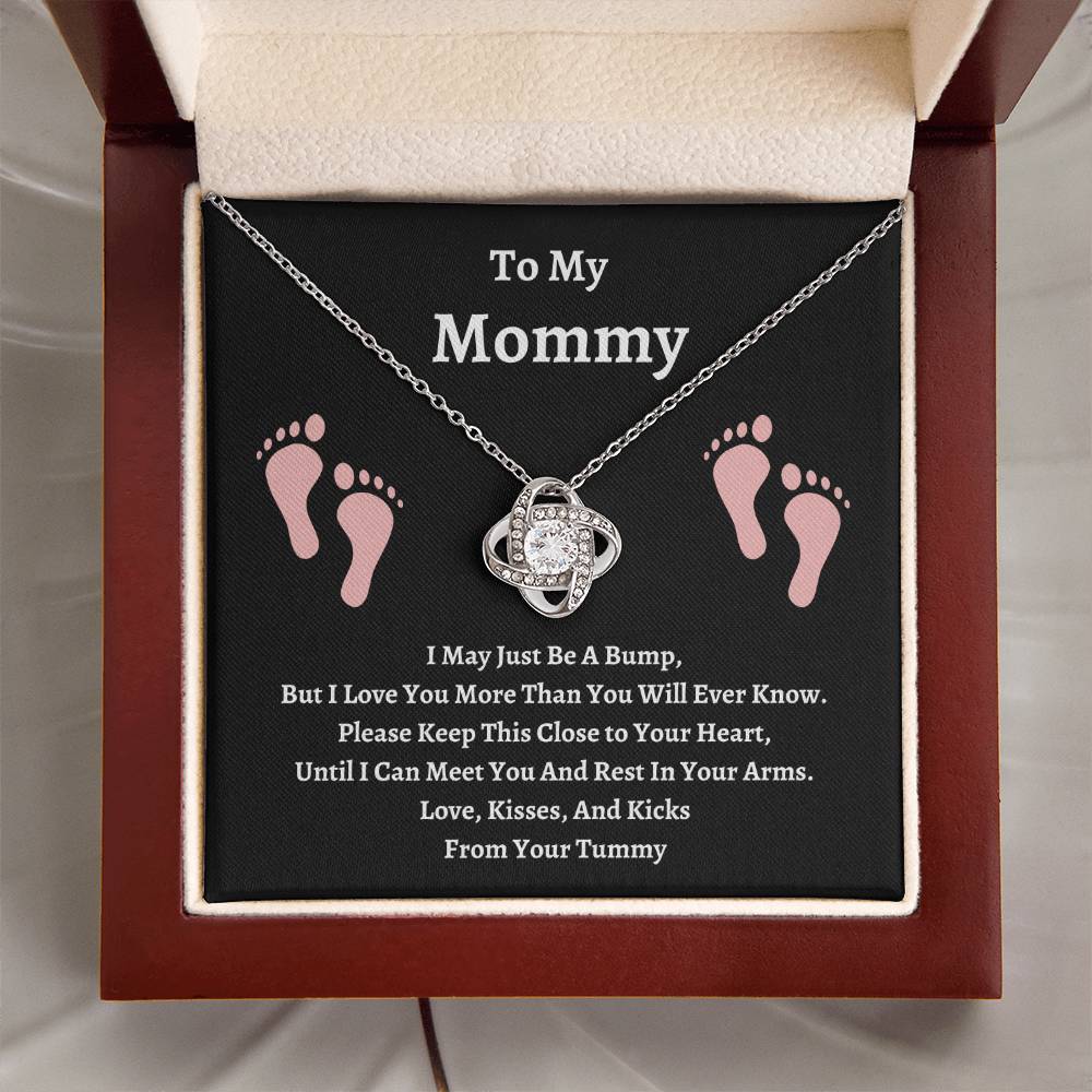 To My Mommy | Please Keep This Close | Love Knot Necklace