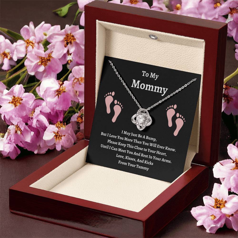 To My Mommy | Please Keep This Close | Love Knot Necklace