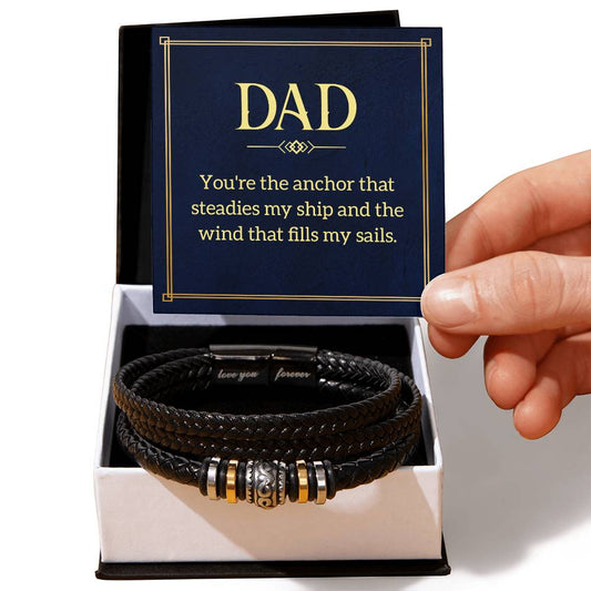 Dad | You Are The Anchor | Love You Forever Bracelet