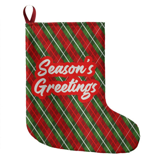 Season's Greetings | Giant Holiday Stocking