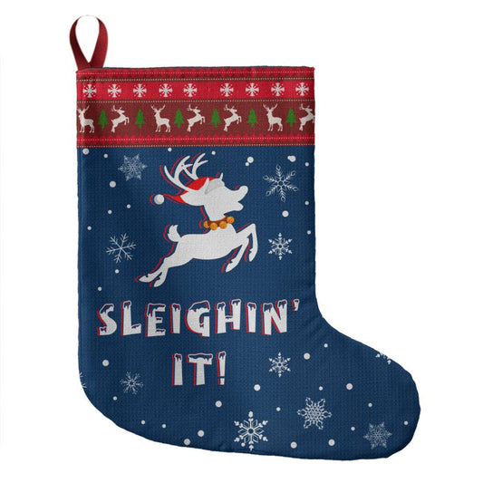 Sleighin' It | Giant Holiday Stocking