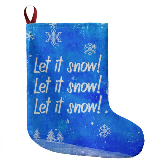 Let It Snow | Giant Holiday Stocking