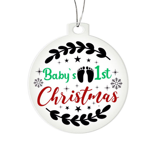 Baby's 1st Christmas | Acrylic Ornament