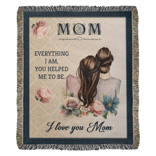 Everything I Am |  Heirloom Photo Woven Blanket (Portrait)