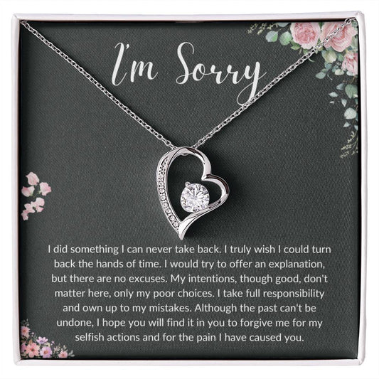 I'm Sorry | Turn Back The Hands Of Time | Forever Love Necklace