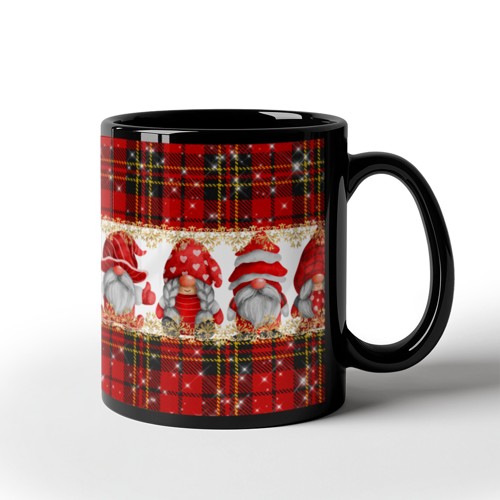 Christmas Fun | Black Ceramic Mug