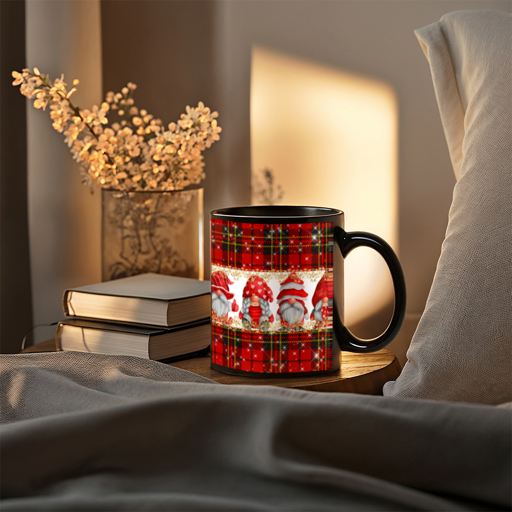Christmas Fun | Black Ceramic Mug