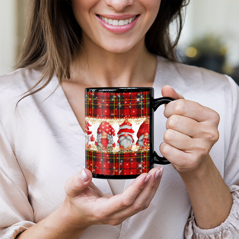 Christmas Fun | Black Ceramic Mug