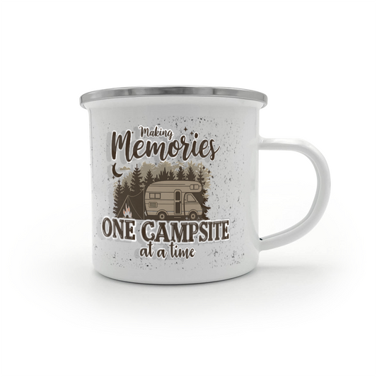 Making Memories | 12oz Enamel Camping Mug