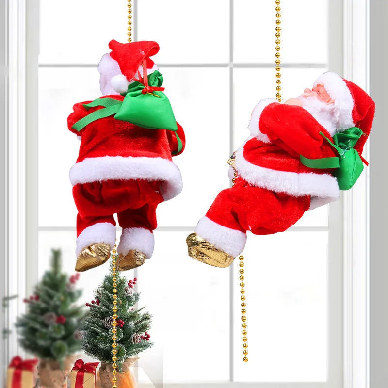 Musical Climbing Santa Decor