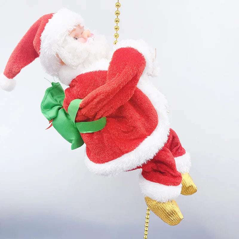 Musical Climbing Santa Decor