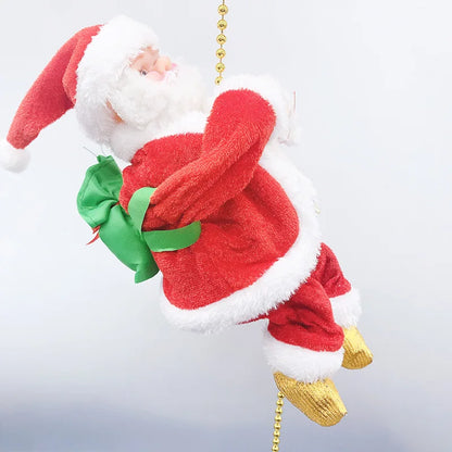 Musical Climbing Santa Decor