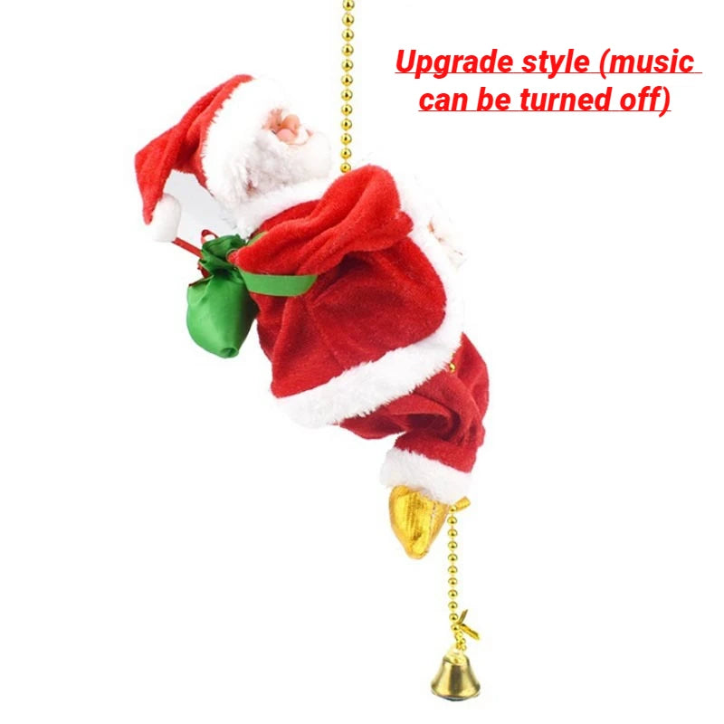 Musical Climbing Santa Decor