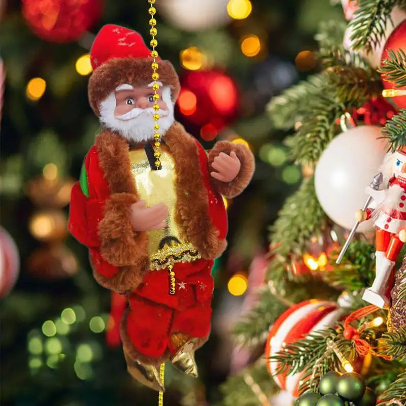 Musical Climbing Santa Christmas Decor