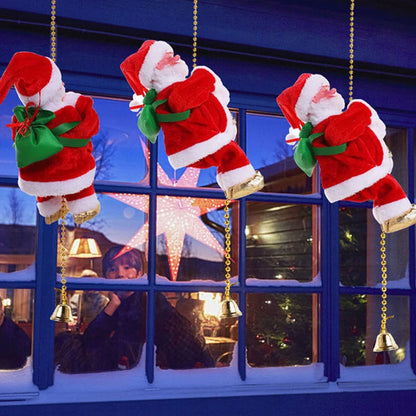 Musical Climbing Santa Decor