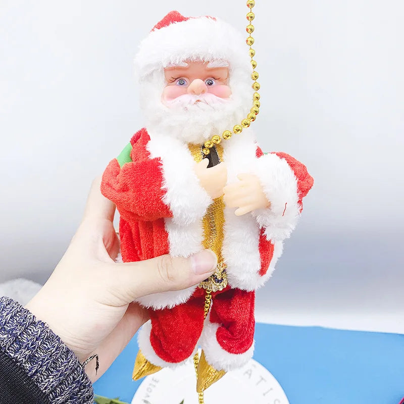 Musical Climbing Santa Decor