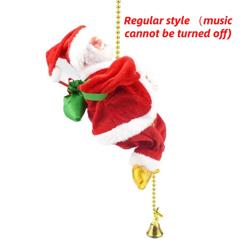Musical Climbing Santa Decor