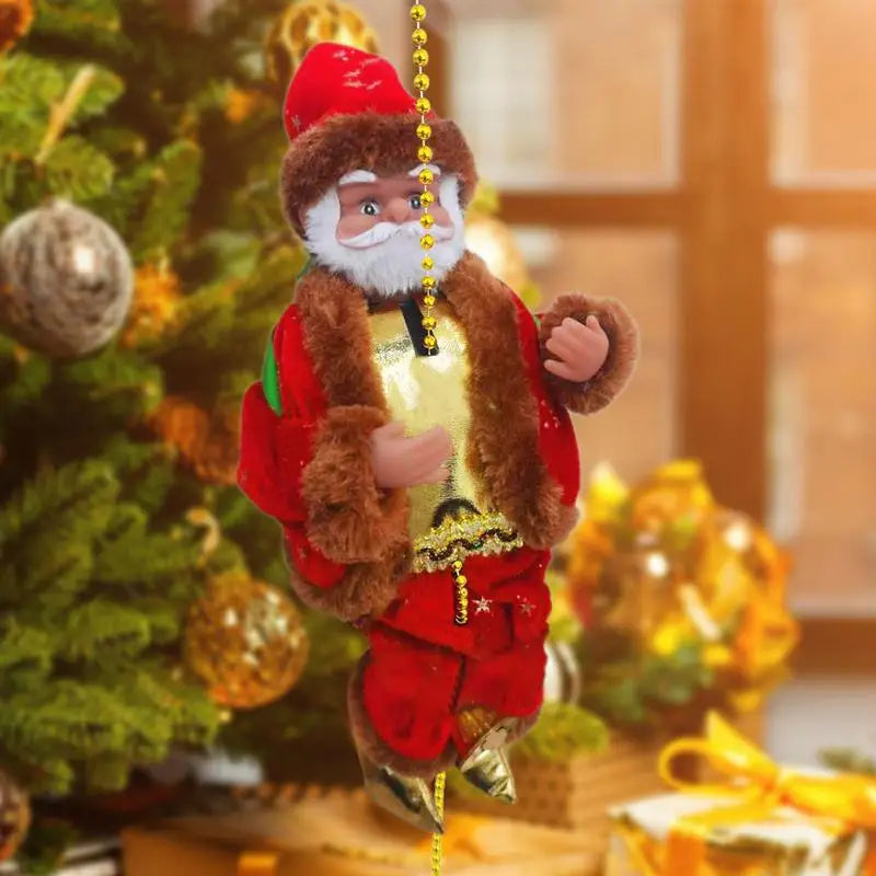 Musical Climbing Santa Christmas Decor