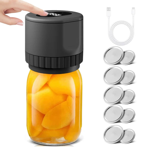 Glass jar shop sealer